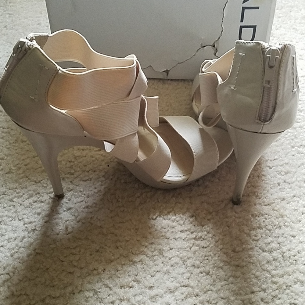 Cream Aldo Sandals